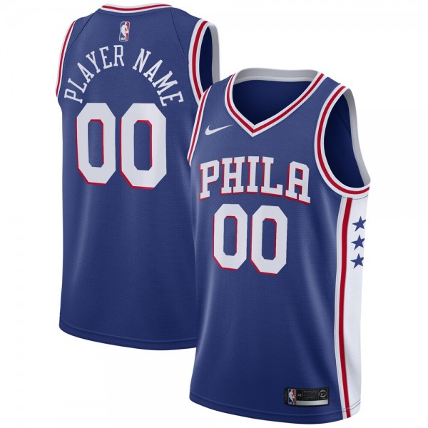 Philadelphia 76ers Trikot Benutzerdefinierte 2020-2021 Nike Icon Edition Swingman - Herren